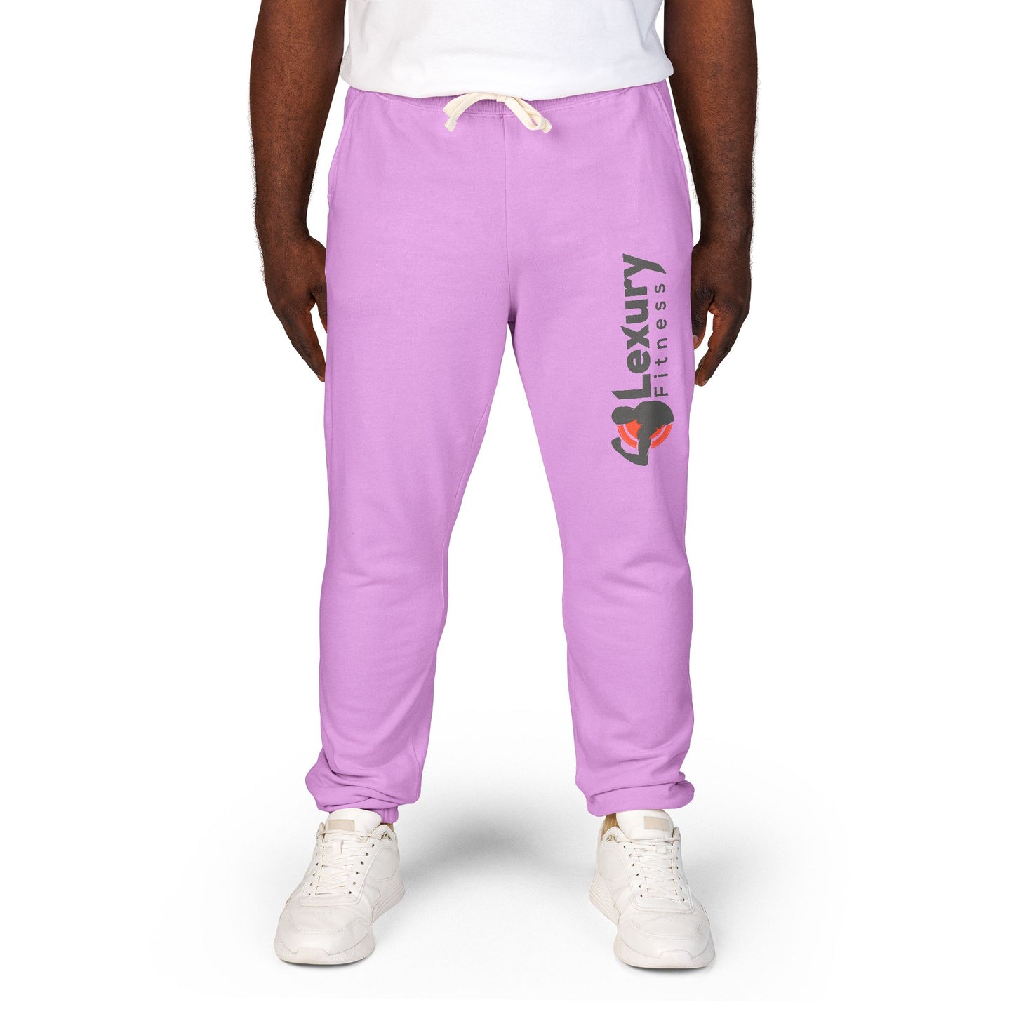 Unisex Drawstring Fleece Sweatpants For Gym
