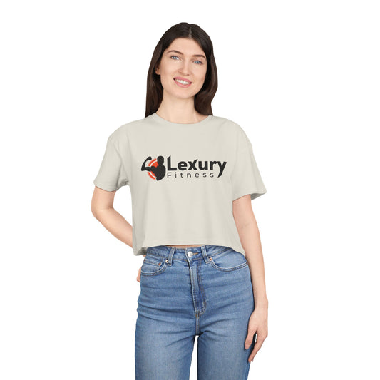Women's Athletic Fitness Crop Tee