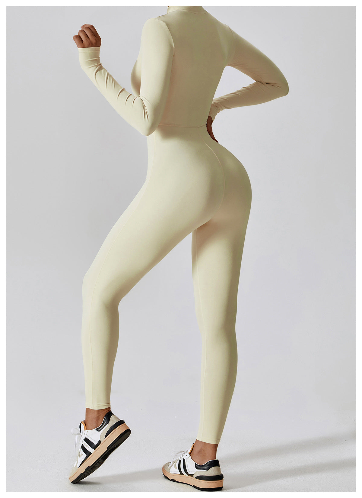 Women's Full Cover Long-sleeve Yoga Suit - Lexury Fitness