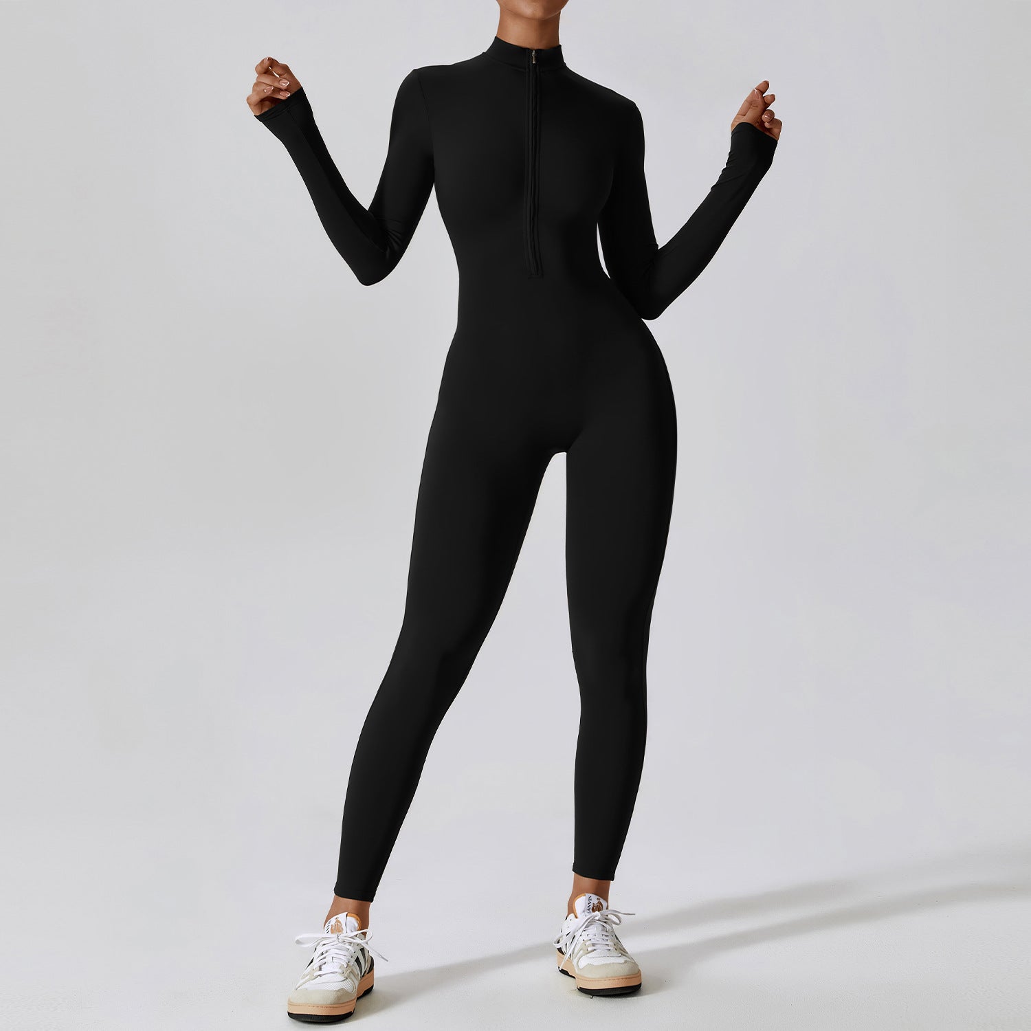 Women's Full Cover Long-sleeve Yoga Suit - Lexury Fitness