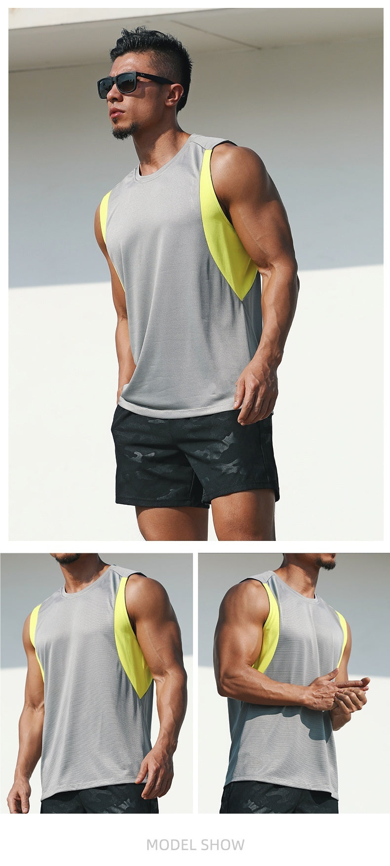 Casual Loose Breathable Sleeveless Shirt For Men - Lexury Fitness