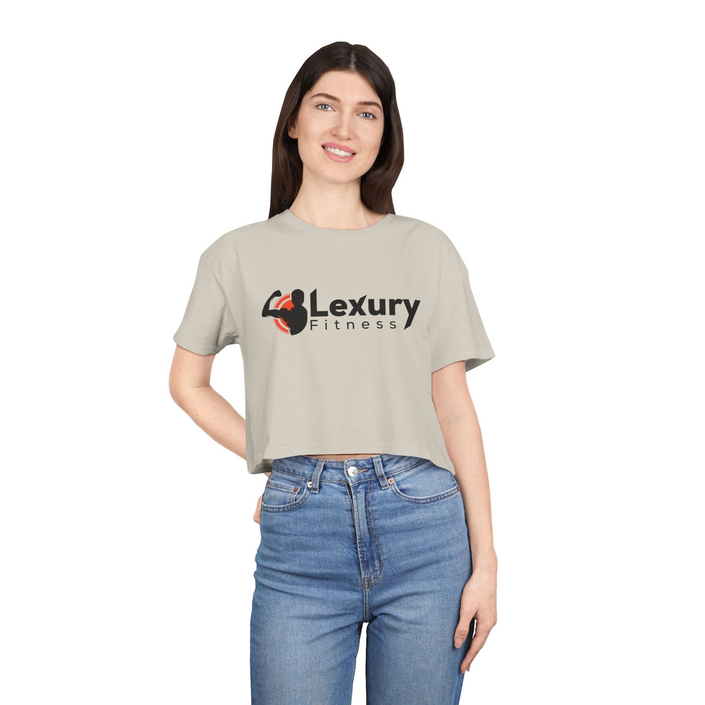 Women's Athletic Fitness Crop Tee