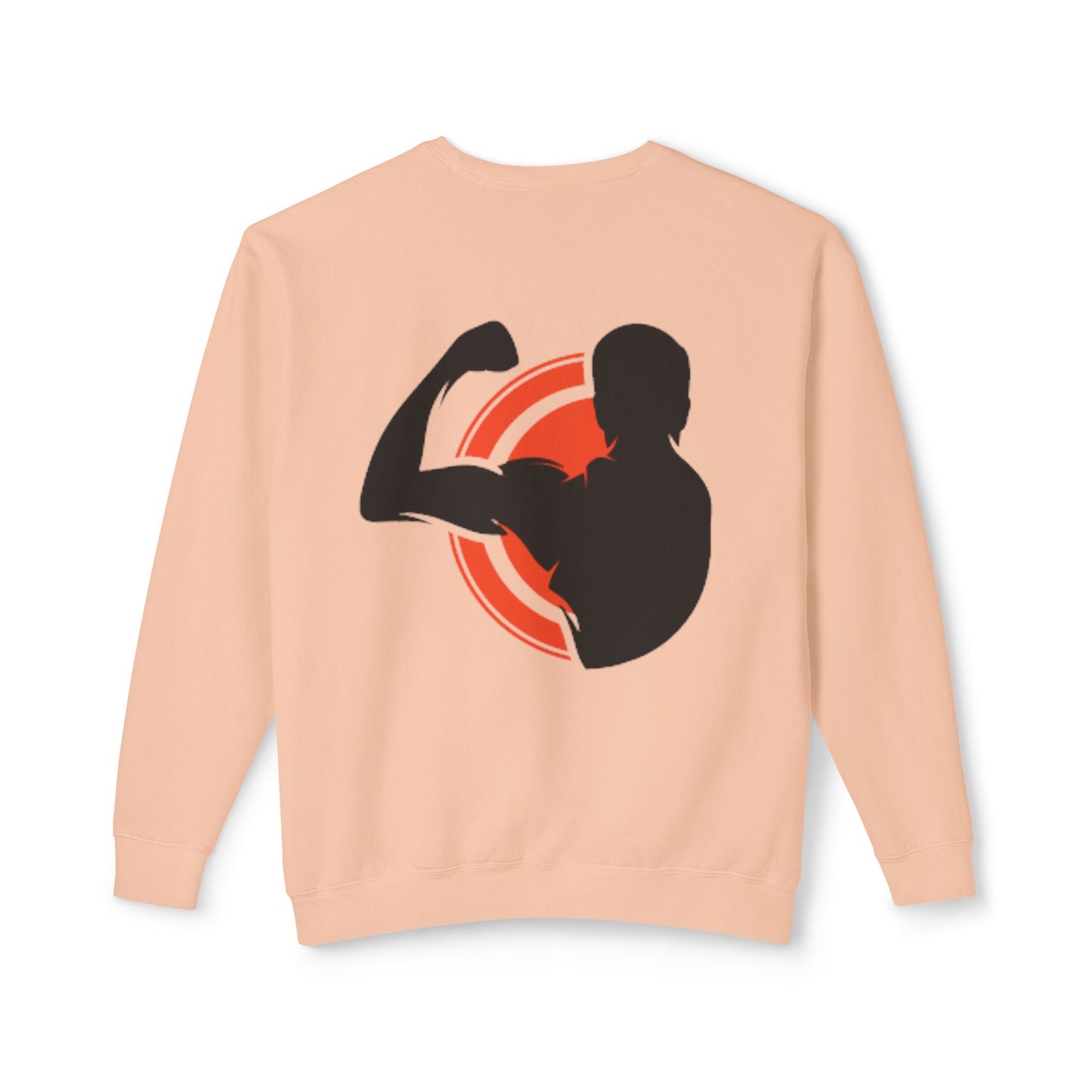 Crewneck Muscle Silhouette Gym Sweatshirt