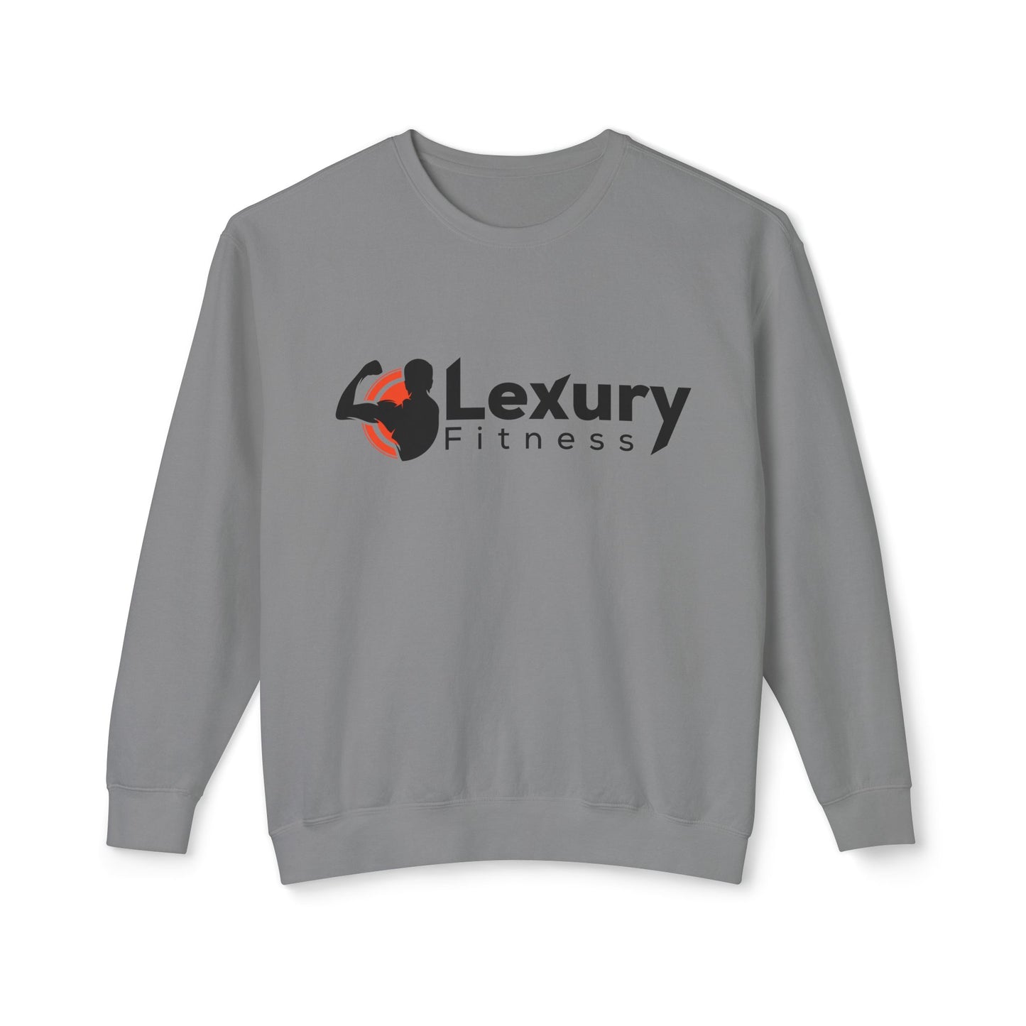 Crewneck Muscle Silhouette Gym Sweatshirt