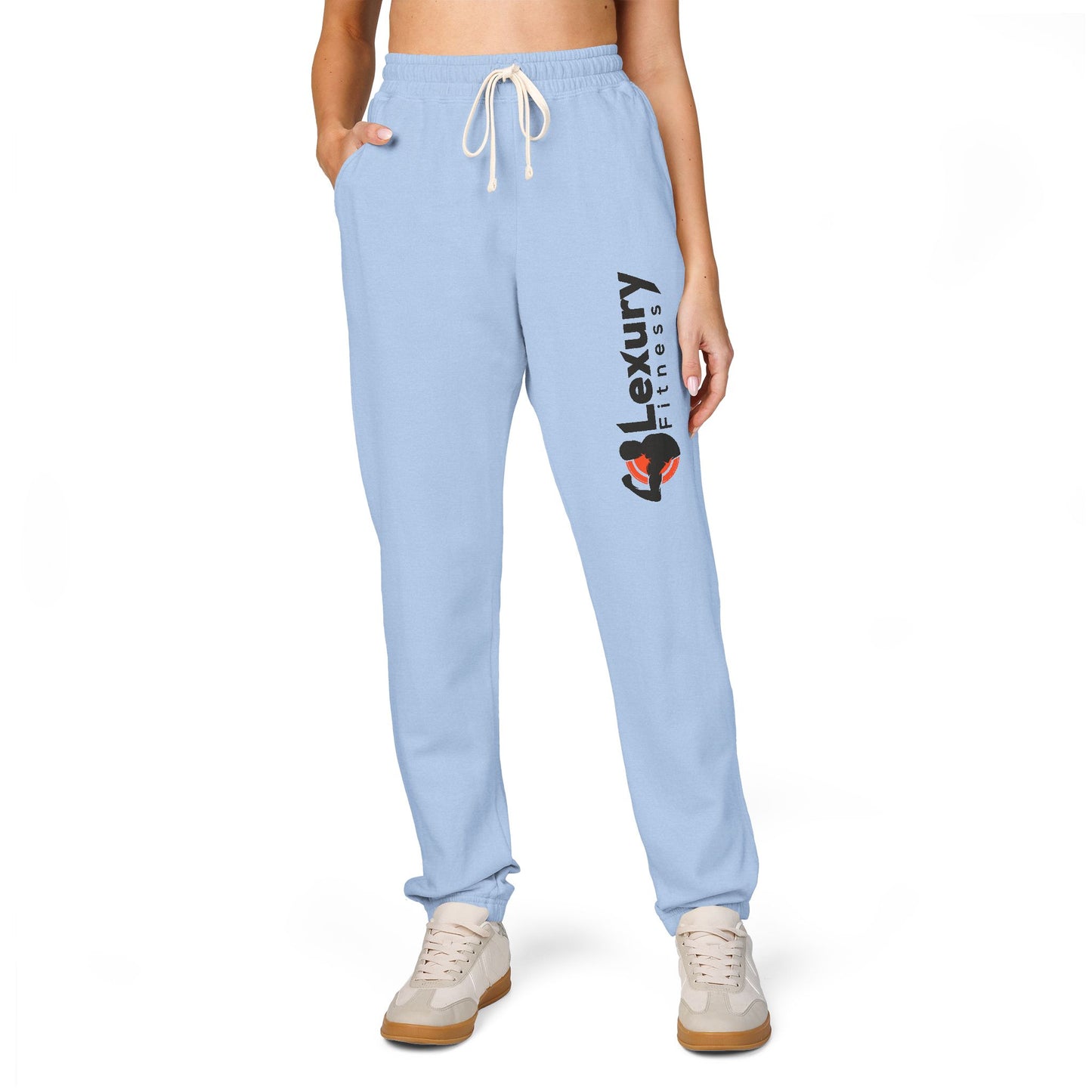 Unisex Drawstring Fleece Sweatpants For Gym
