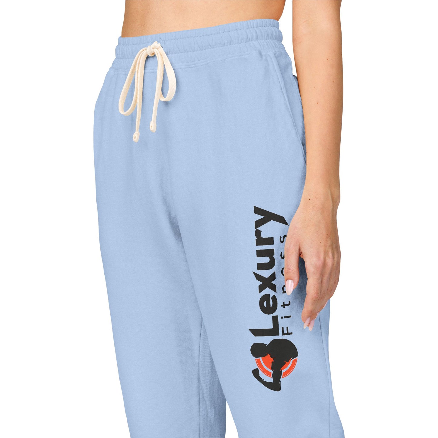 Unisex Drawstring Fleece Sweatpants For Gym