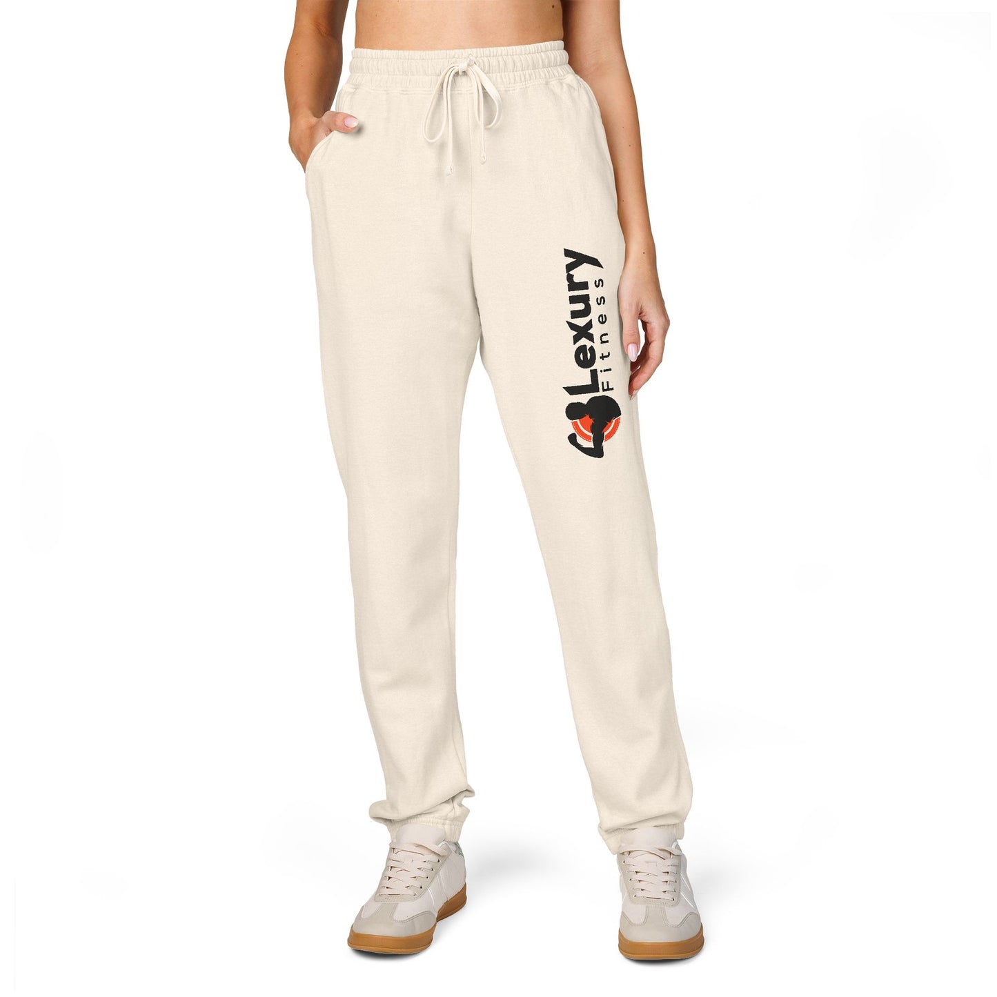 Unisex Drawstring Fleece Sweatpants For Gym