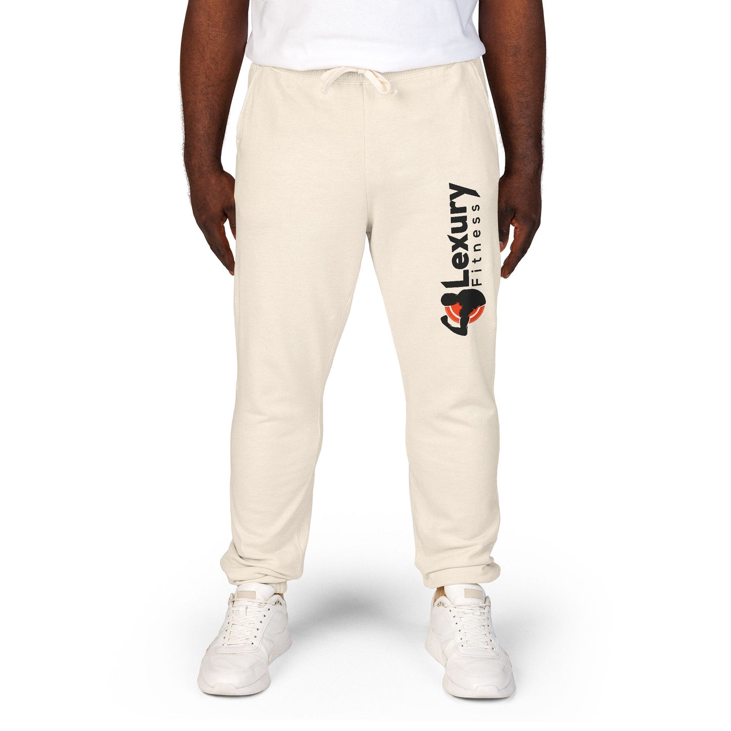 Unisex Drawstring Fleece Sweatpants For Gym
