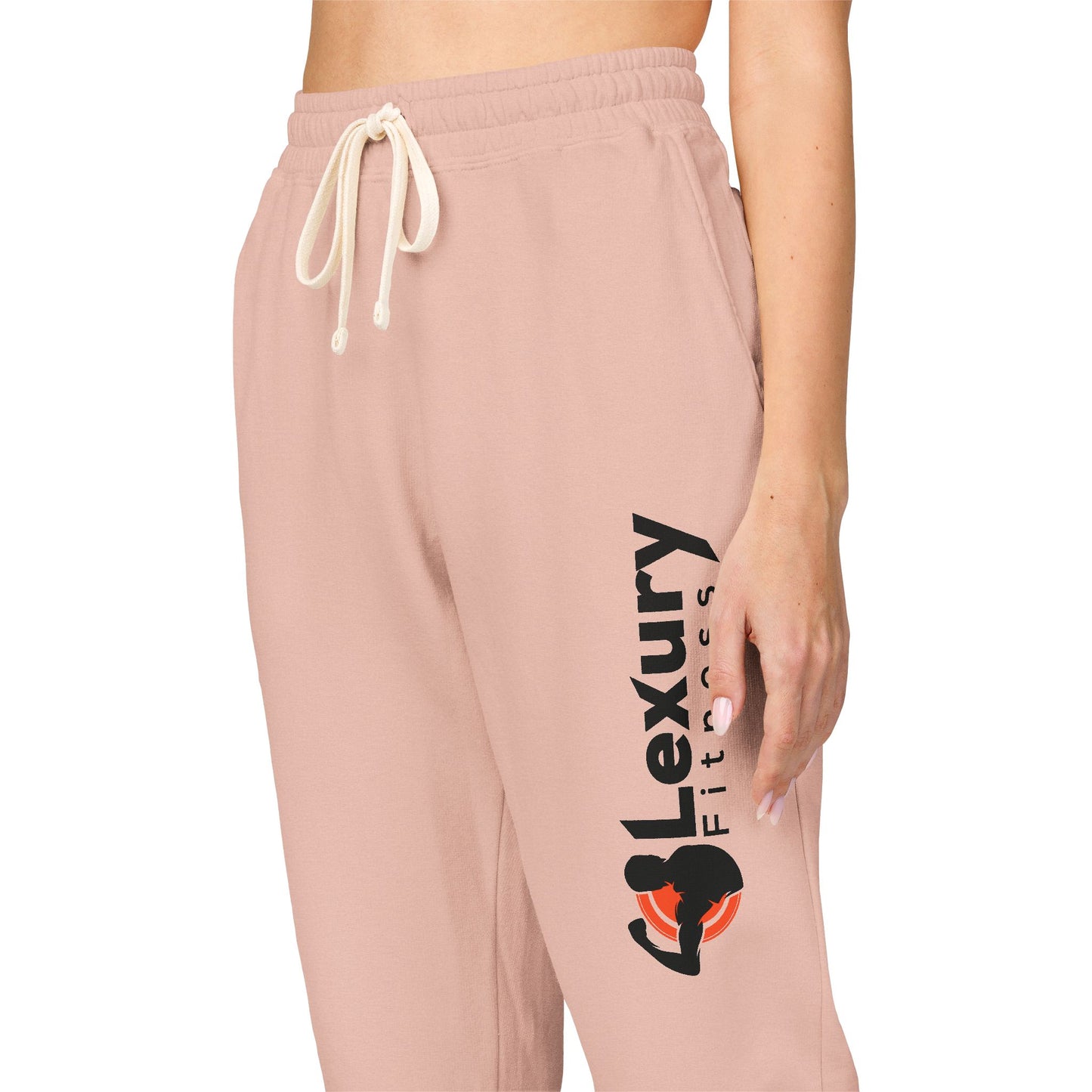 Unisex Drawstring Fleece Sweatpants For Gym