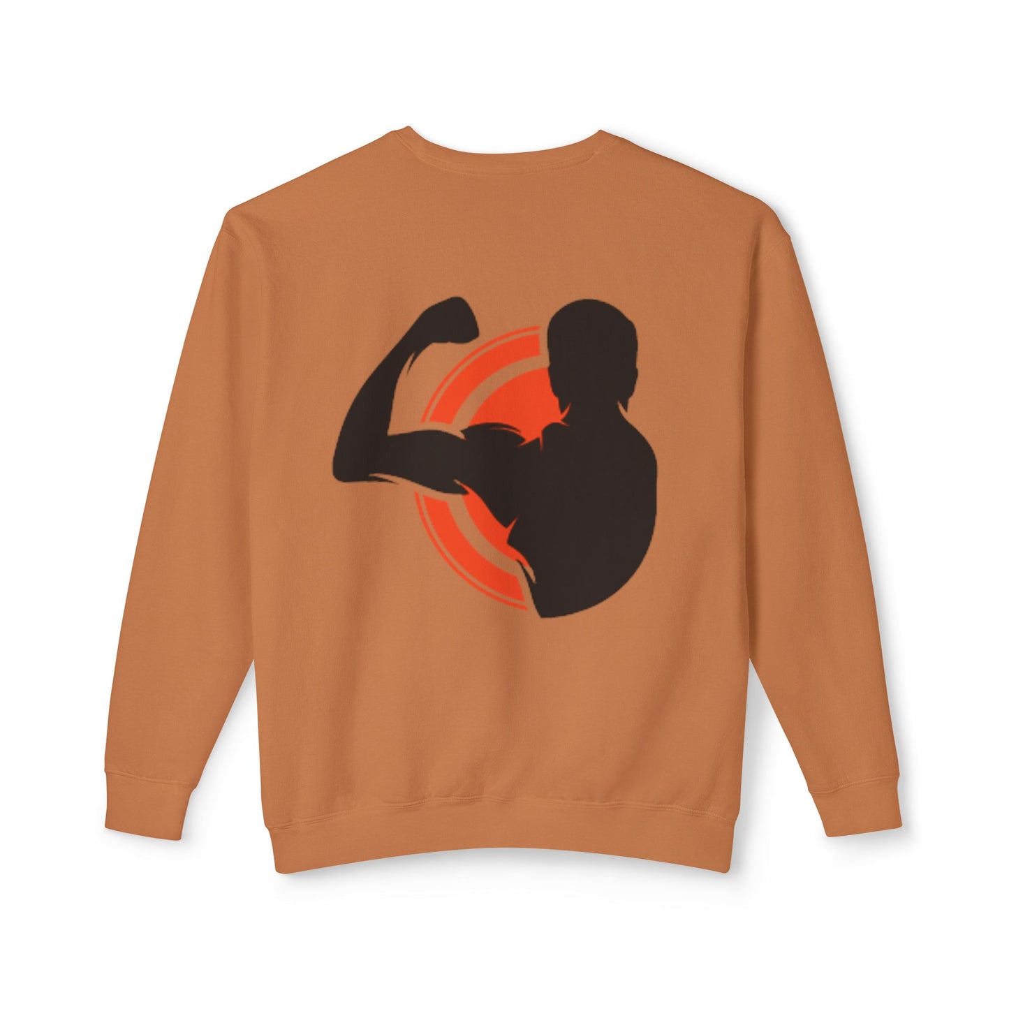 Crewneck Muscle Silhouette Gym Sweatshirt