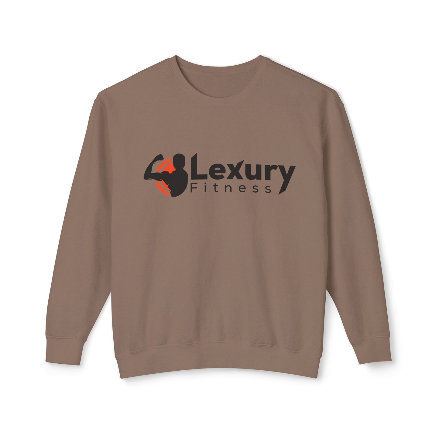 Crewneck Muscle Silhouette Gym Sweatshirt