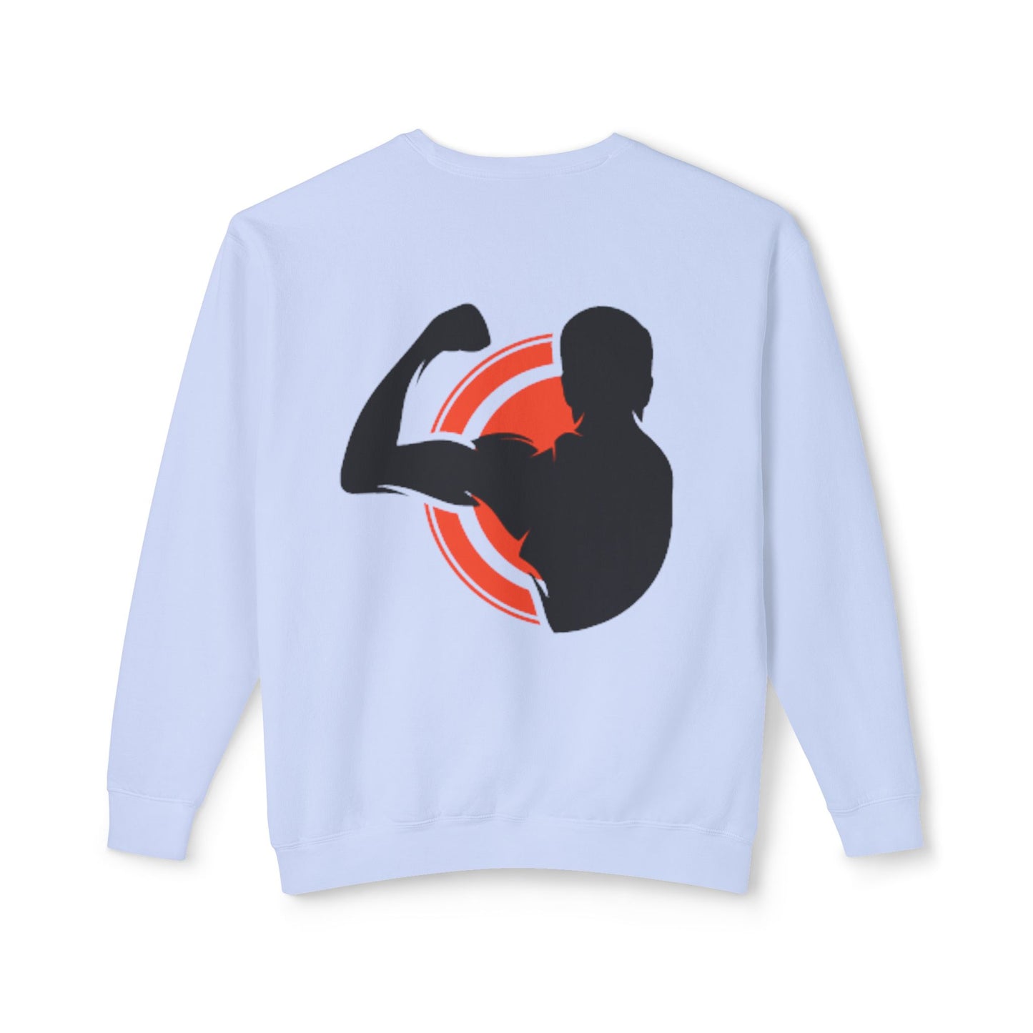 Crewneck Muscle Silhouette Gym Sweatshirt