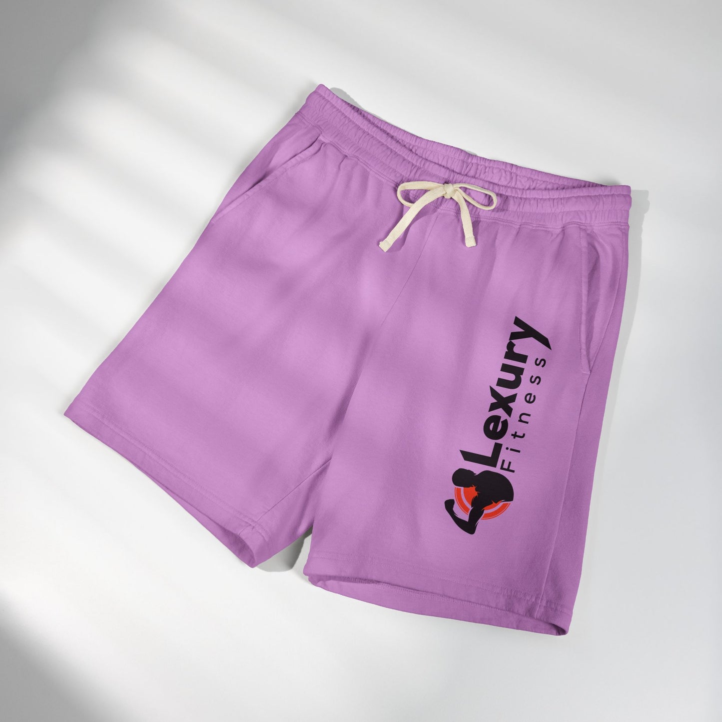 Minimal Drawstring Fitness Fleece Shorts