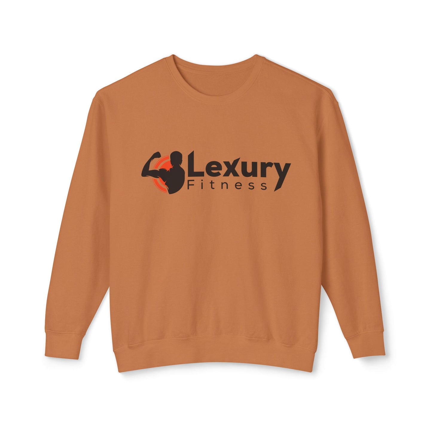 Crewneck Muscle Silhouette Gym Sweatshirt
