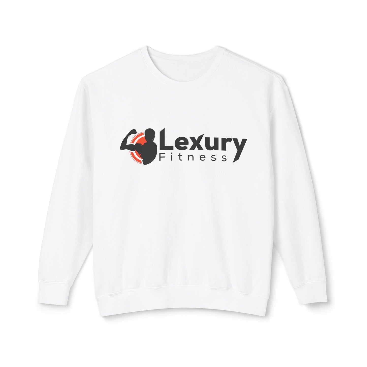 Crewneck Muscle Silhouette Gym Sweatshirt