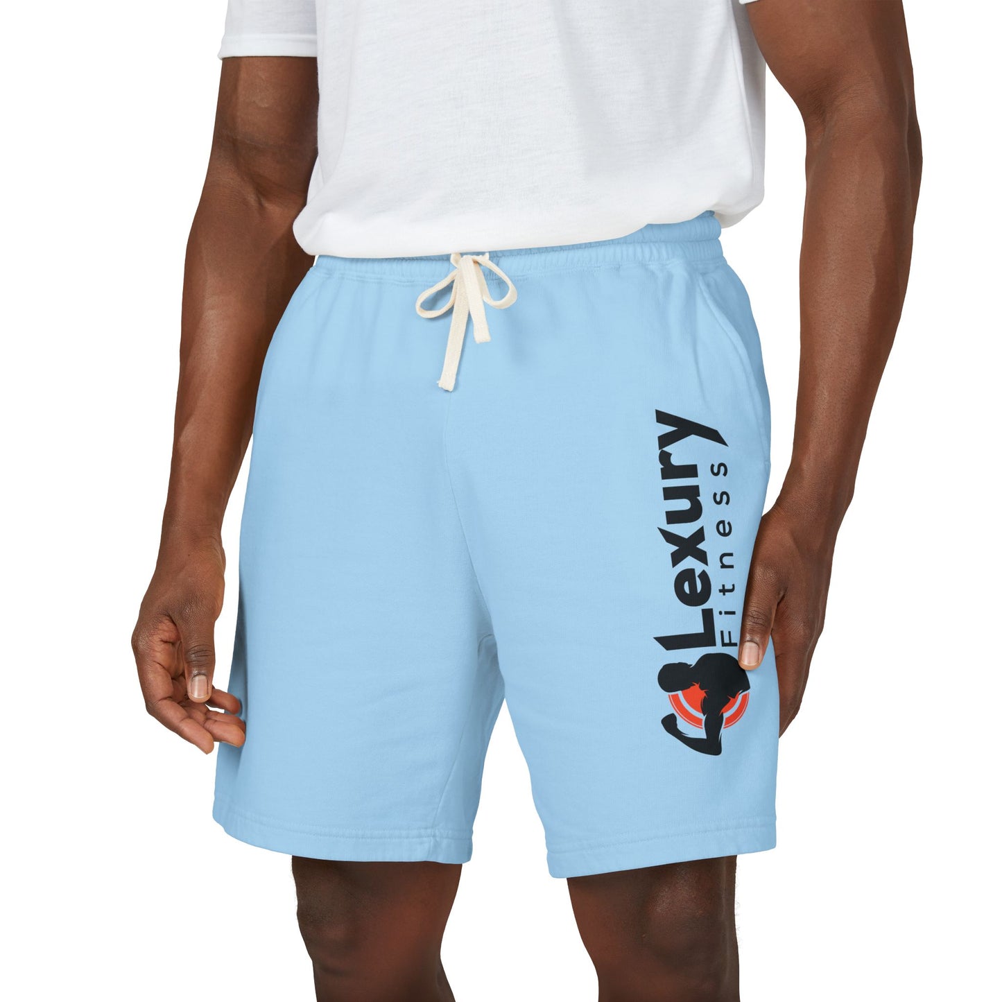 Minimal Drawstring Fitness Fleece Shorts