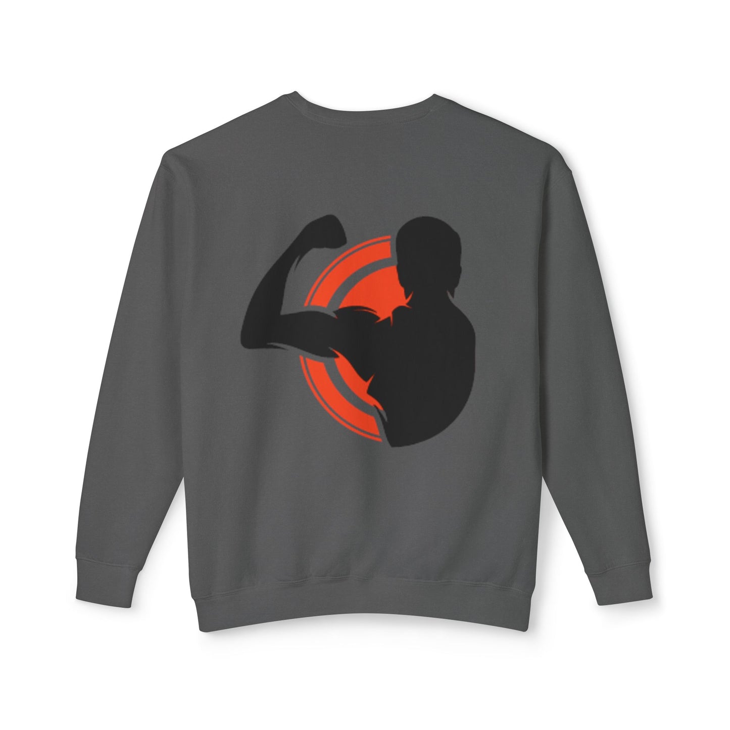 Crewneck Muscle Silhouette Gym Sweatshirt