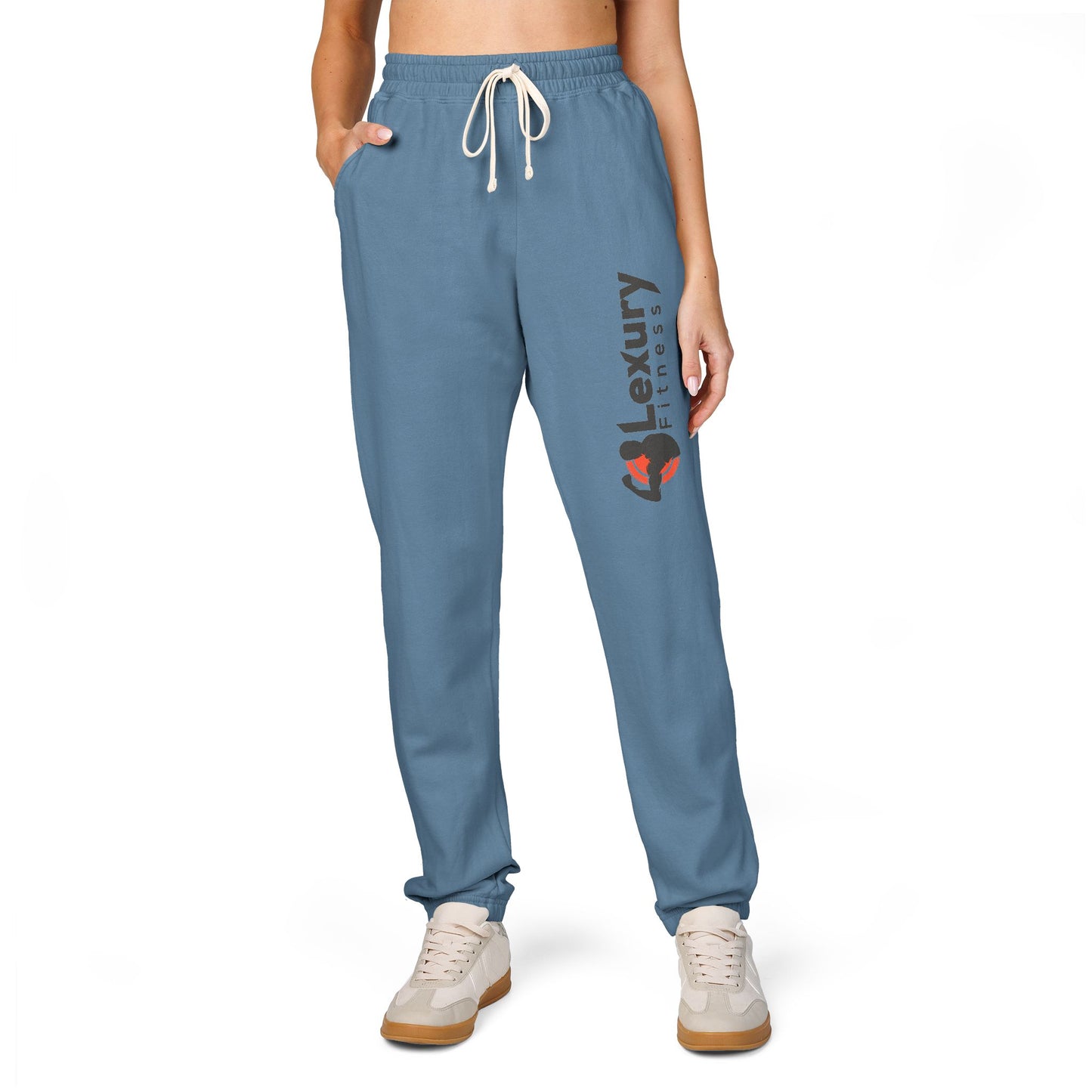 Unisex Drawstring Fleece Sweatpants For Gym