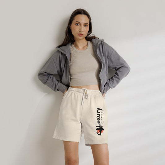 Minimal Drawstring Fitness Fleece Shorts