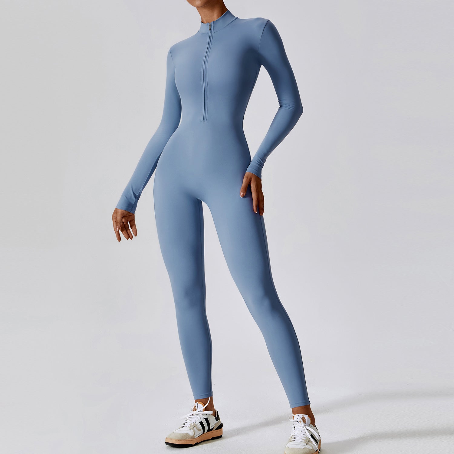 Women's Full Cover Long-sleeve Yoga Suit - Lexury Fitness