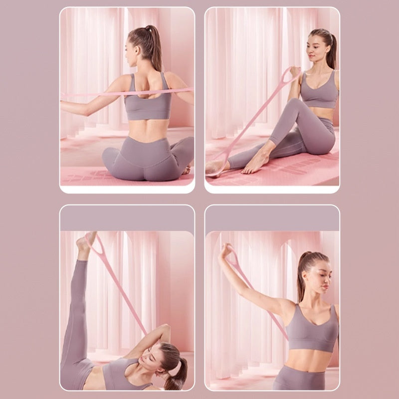 8 Words Chest Expander Yoga Resistance Band - Lexury Fitness