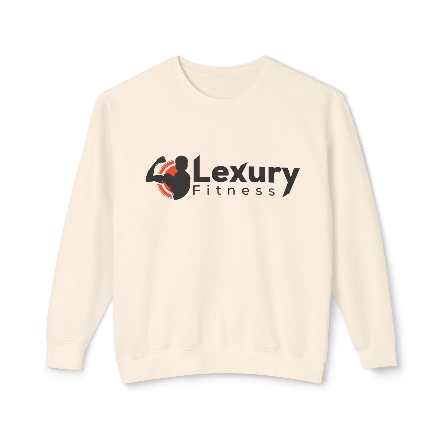 Crewneck Muscle Silhouette Gym Sweatshirt