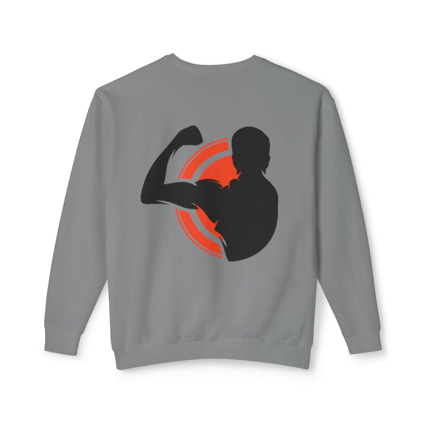 Crewneck Muscle Silhouette Gym Sweatshirt