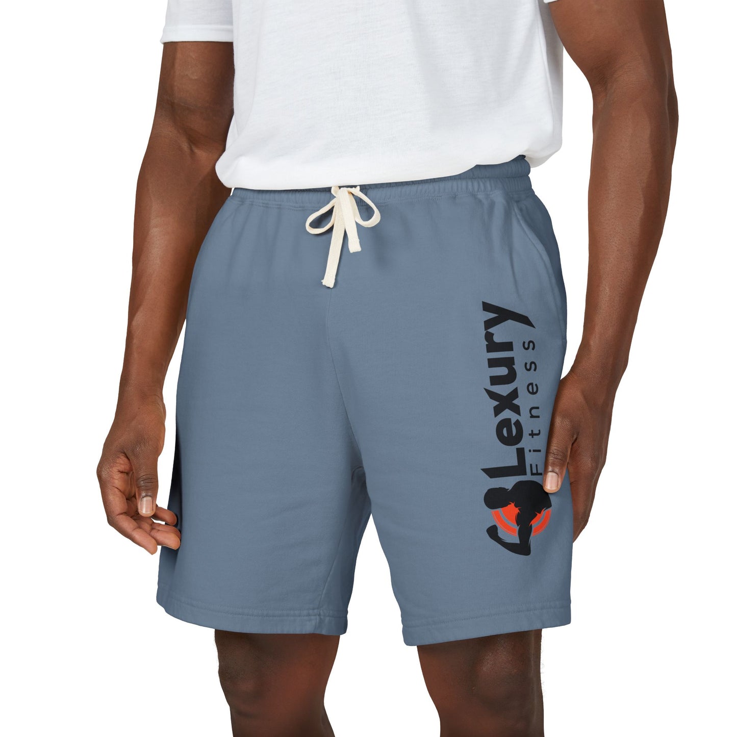 Minimal Drawstring Fitness Fleece Shorts
