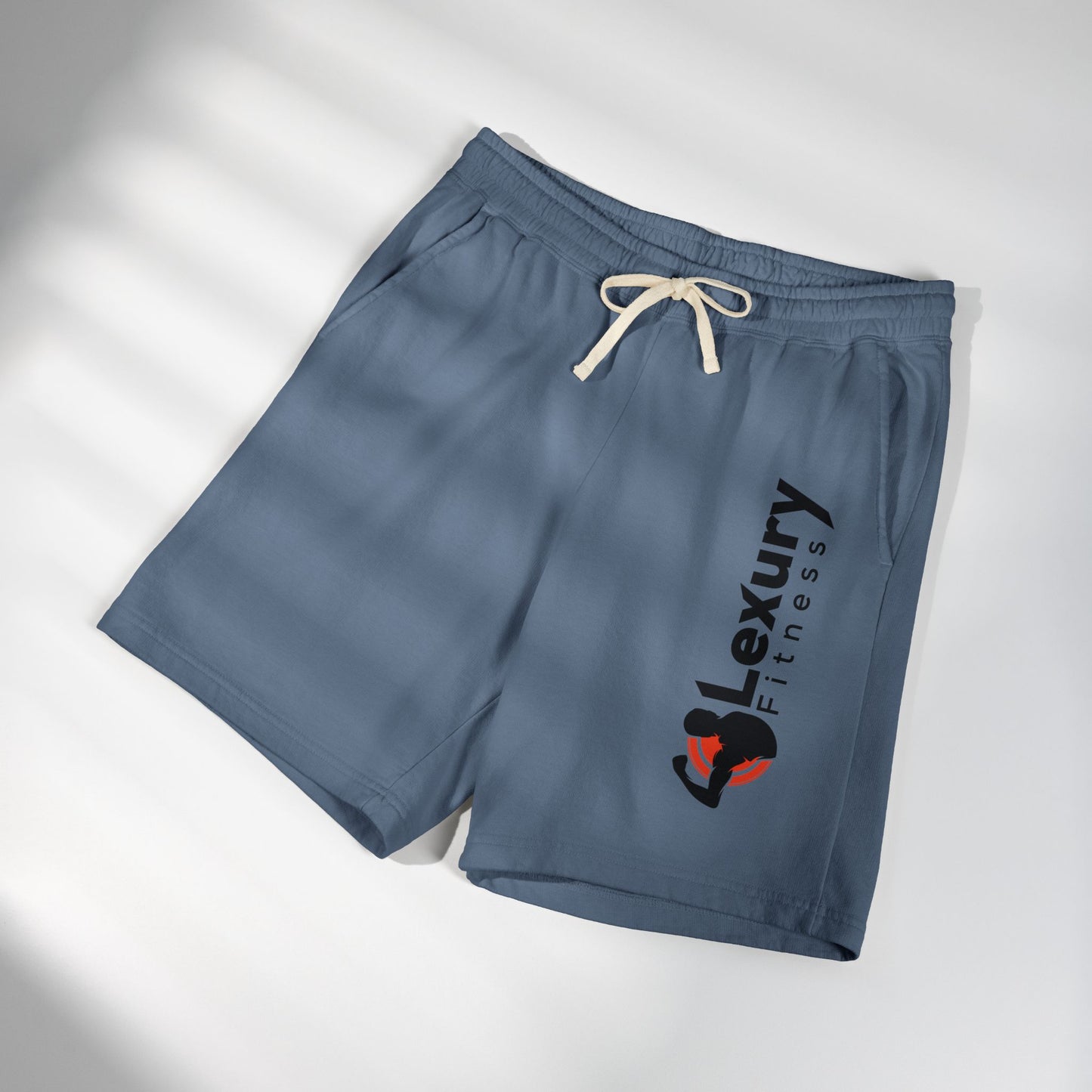 Minimal Drawstring Fitness Fleece Shorts