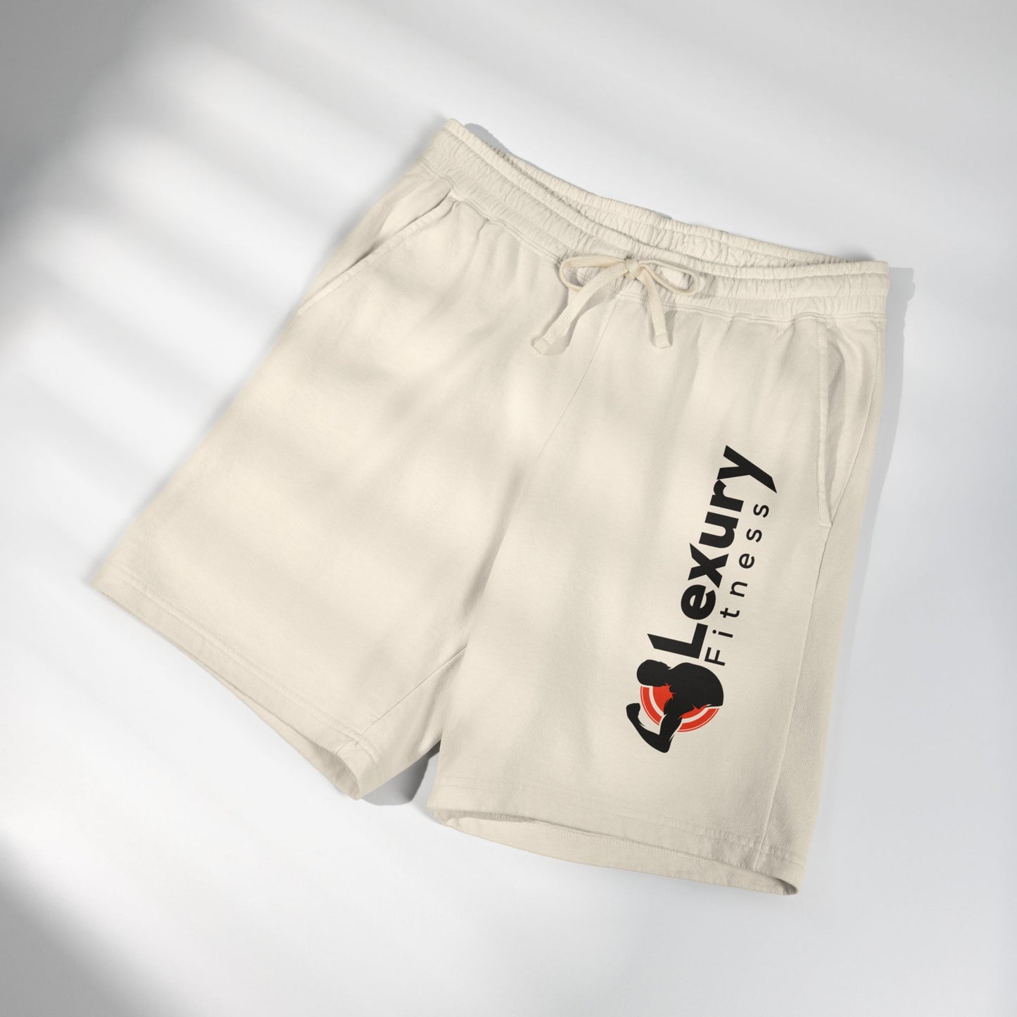 Minimal Drawstring Fitness Fleece Shorts