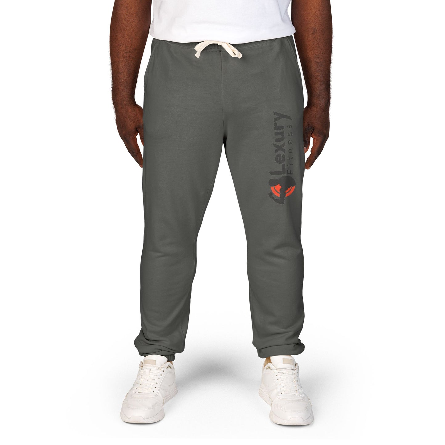 Unisex Drawstring Fleece Sweatpants For Gym