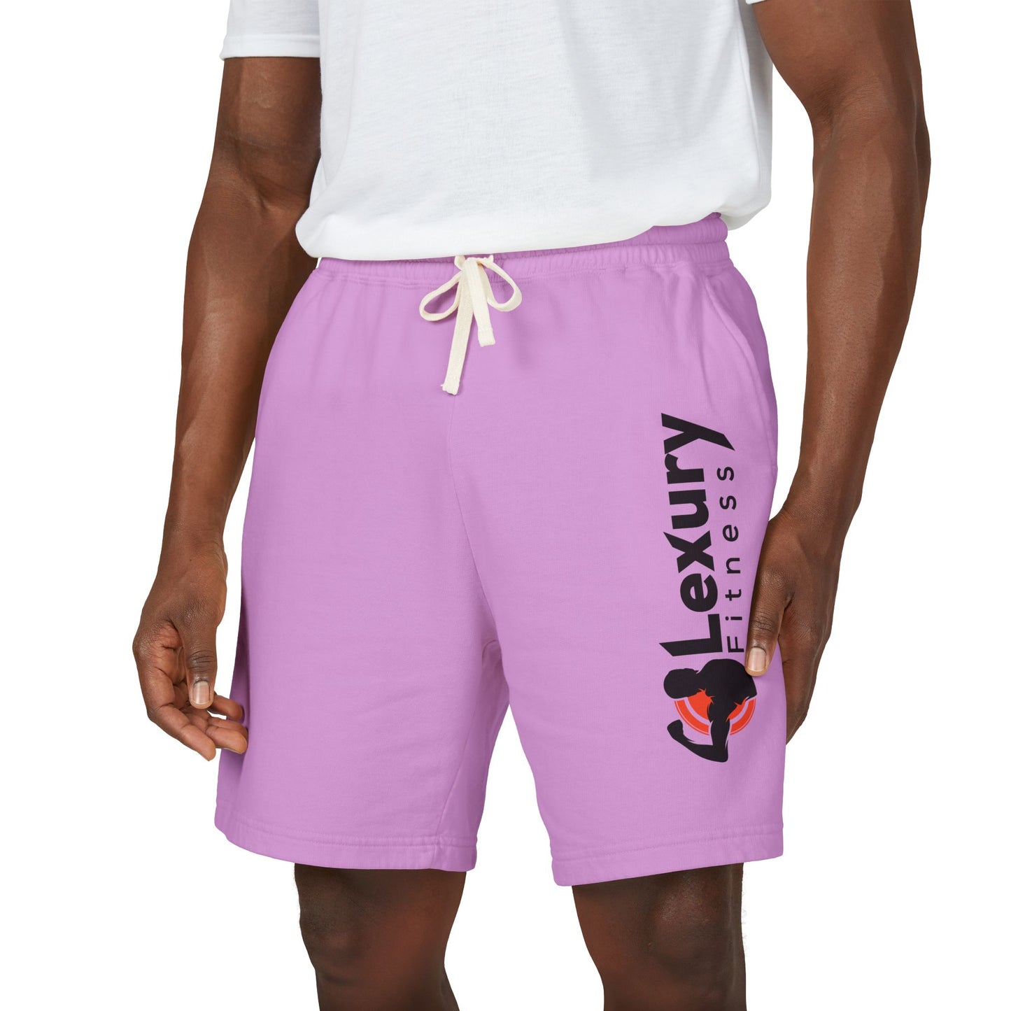 Minimal Drawstring Fitness Fleece Shorts
