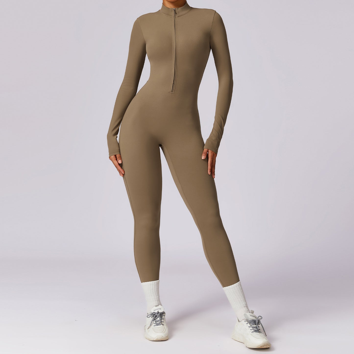 Women's Full Cover Long-sleeve Yoga Suit - Lexury Fitness