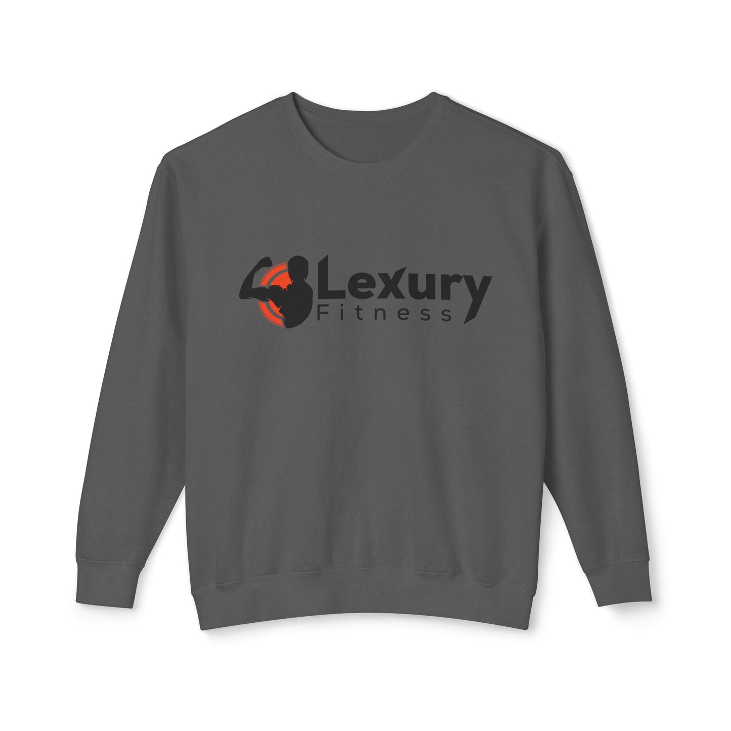 Crewneck Muscle Silhouette Gym Sweatshirt
