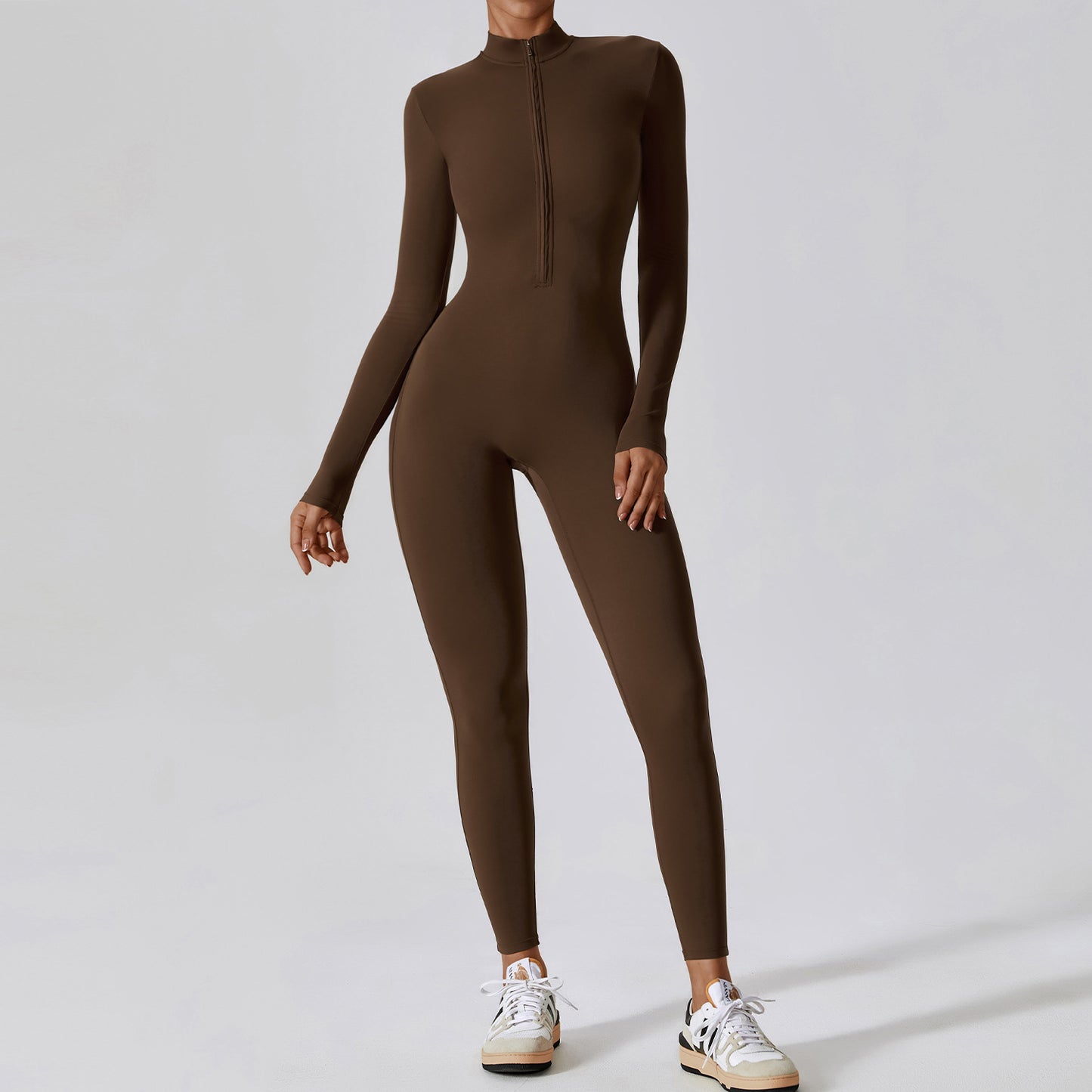 Women's Full Cover Long-sleeve Yoga Suit - Lexury Fitness