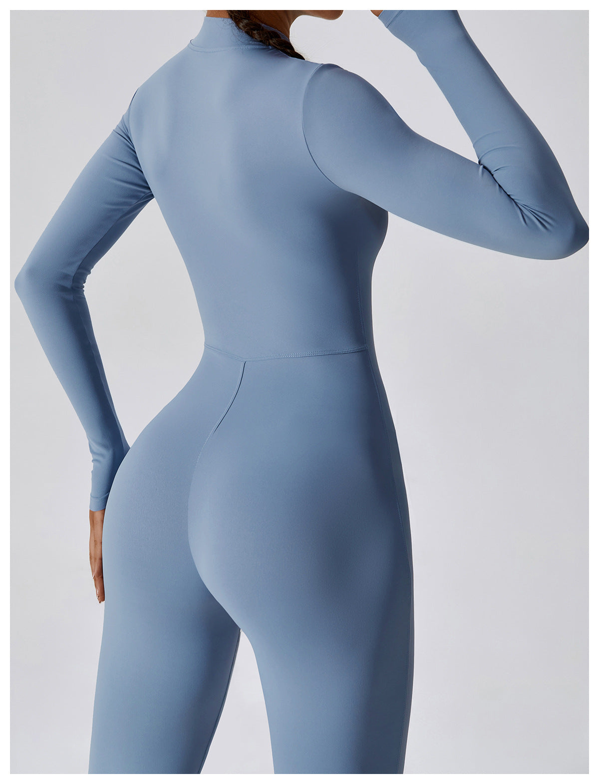 Women's Full Cover Long-sleeve Yoga Suit - Lexury Fitness