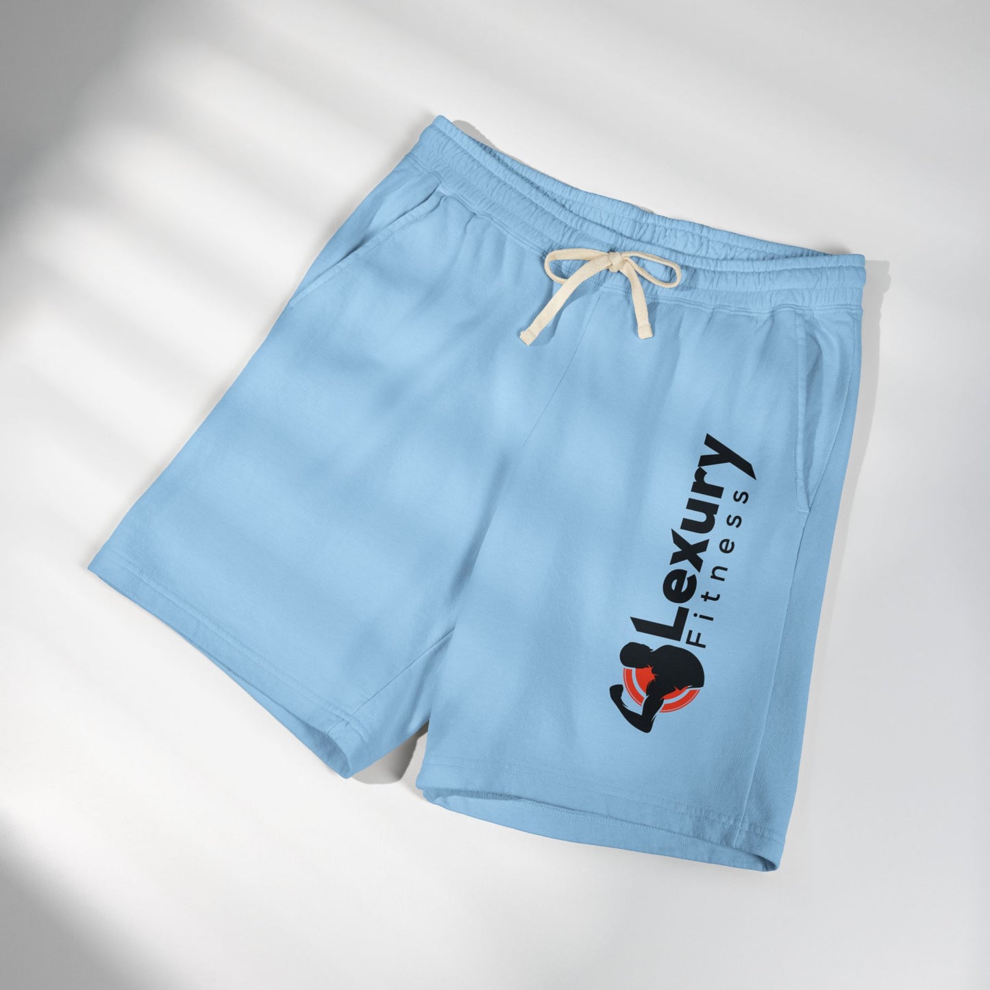 Minimal Drawstring Fitness Fleece Shorts