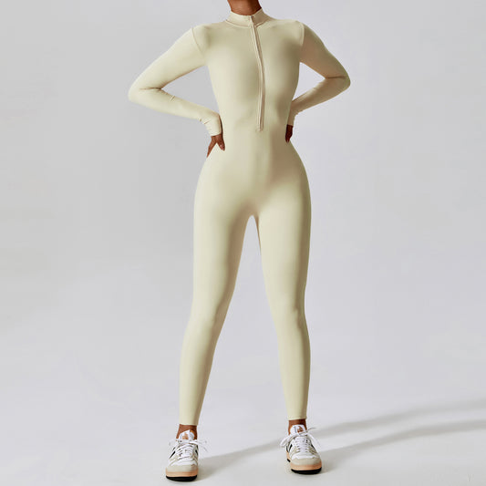Women's Full Cover Long-sleeve Yoga Suit - Lexury Fitness