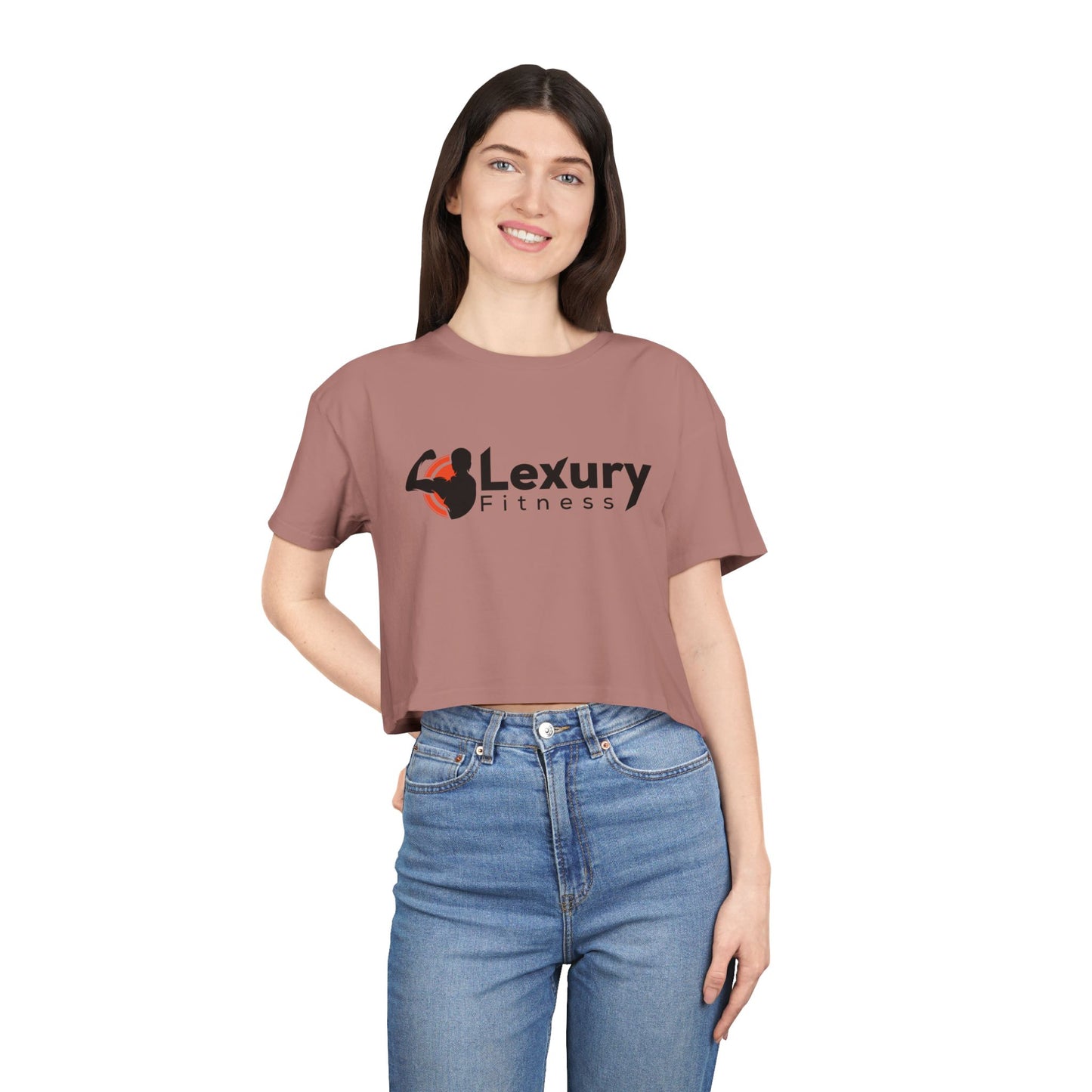 Women's Athletic Fitness Crop Tee
