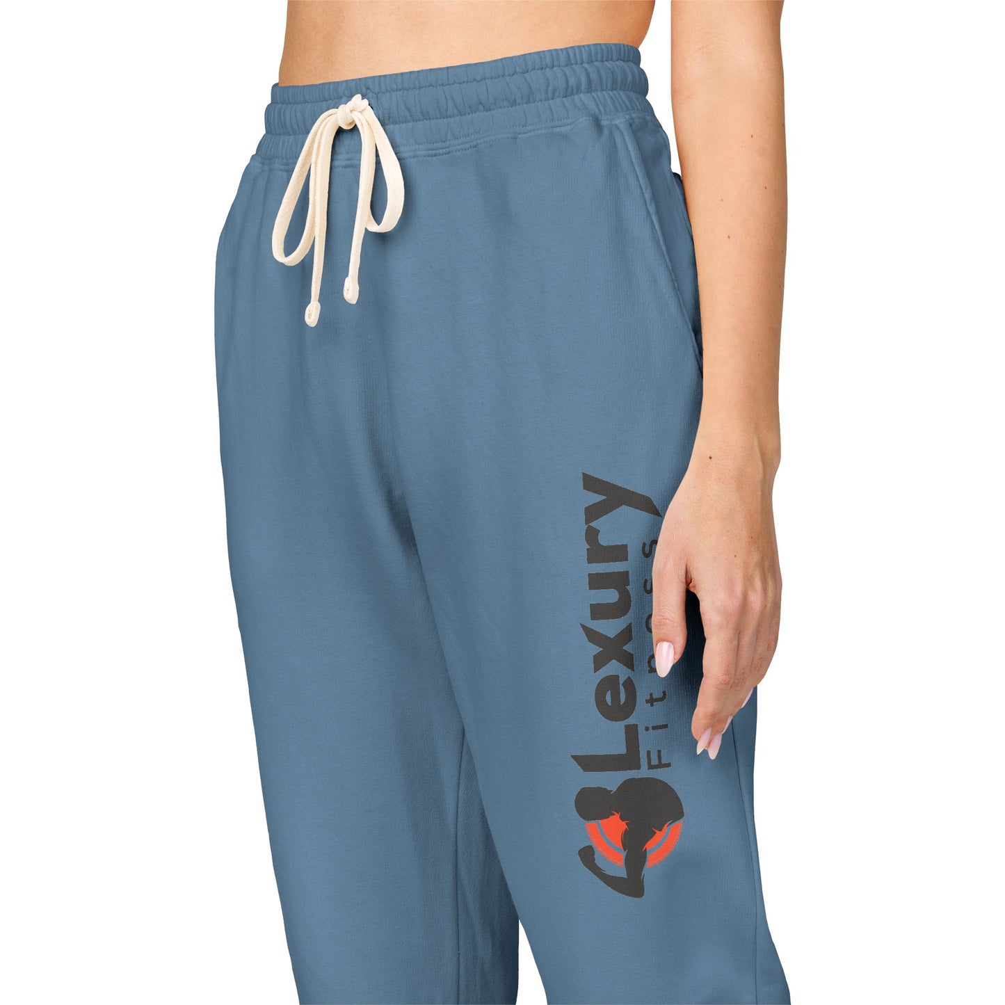 Unisex Drawstring Fleece Sweatpants For Gym