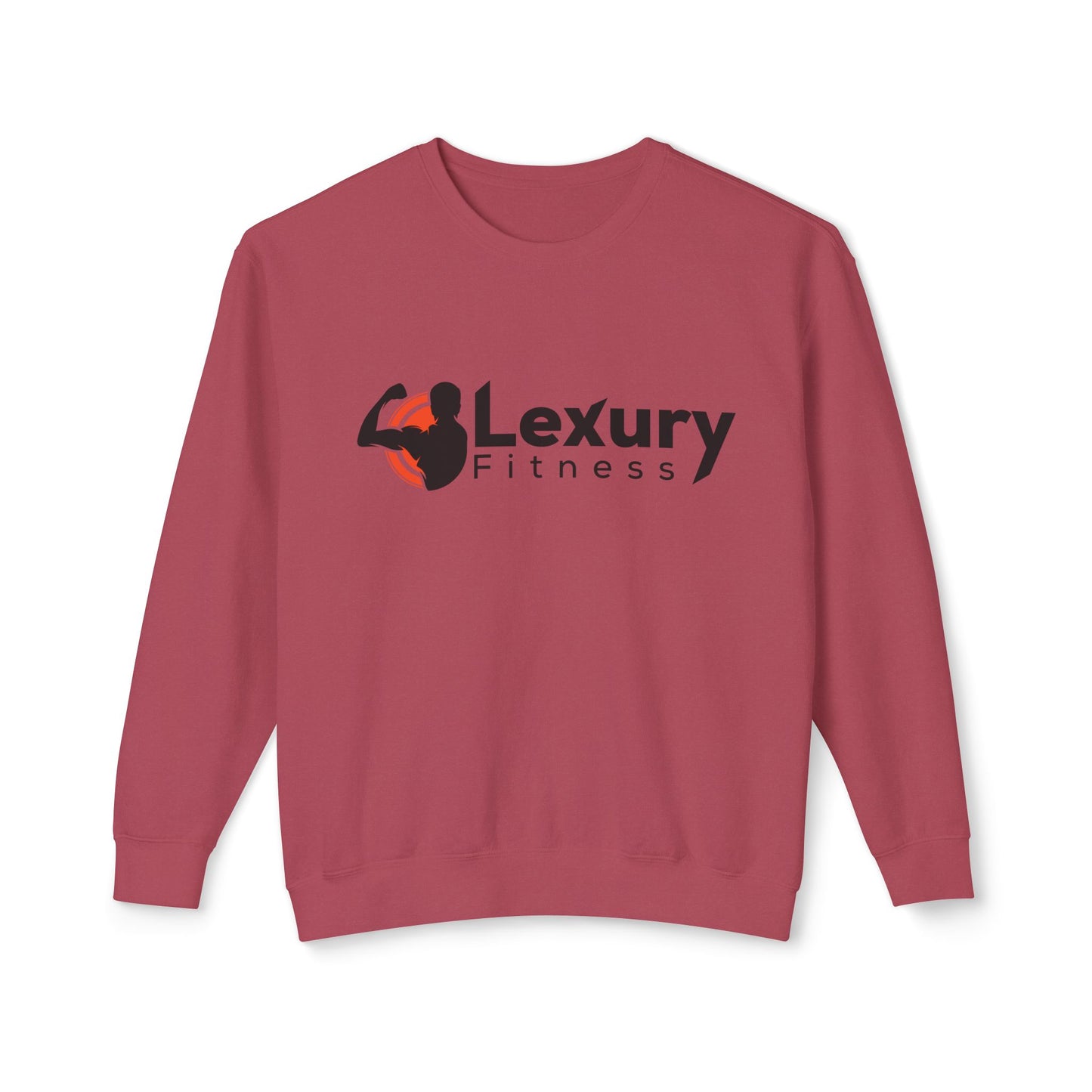 Crewneck Muscle Silhouette Gym Sweatshirt