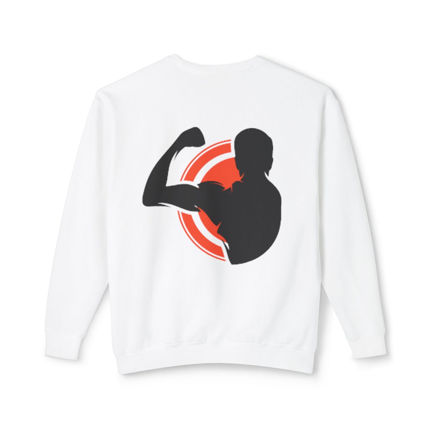 Crewneck Muscle Silhouette Gym Sweatshirt