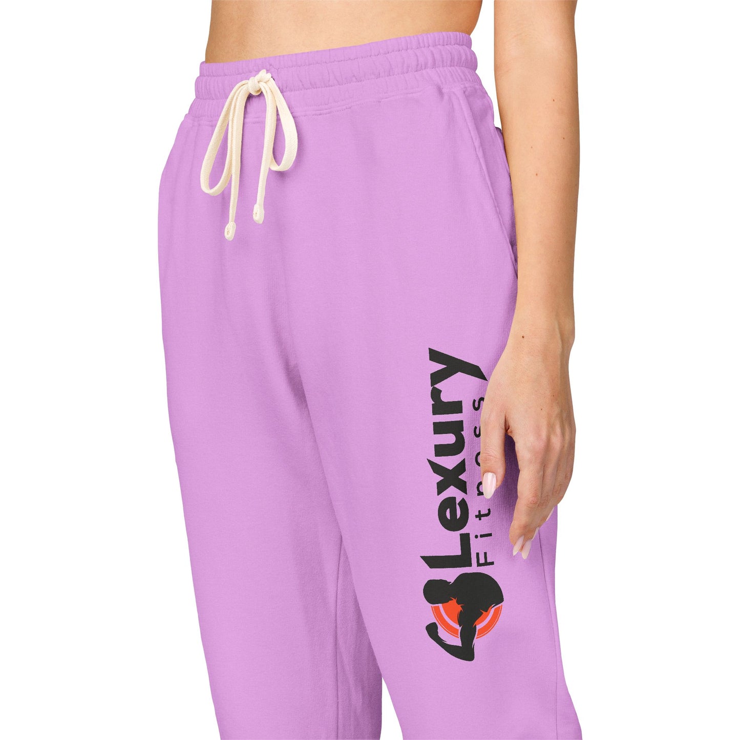 Unisex Drawstring Fleece Sweatpants For Gym