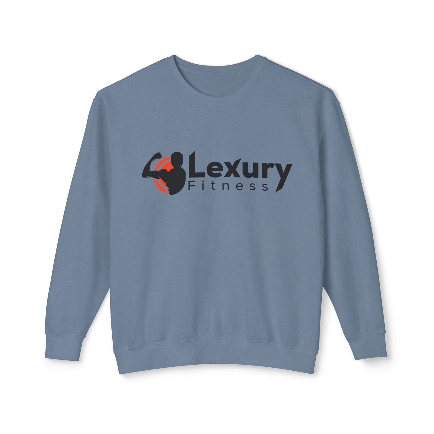 Crewneck Muscle Silhouette Gym Sweatshirt