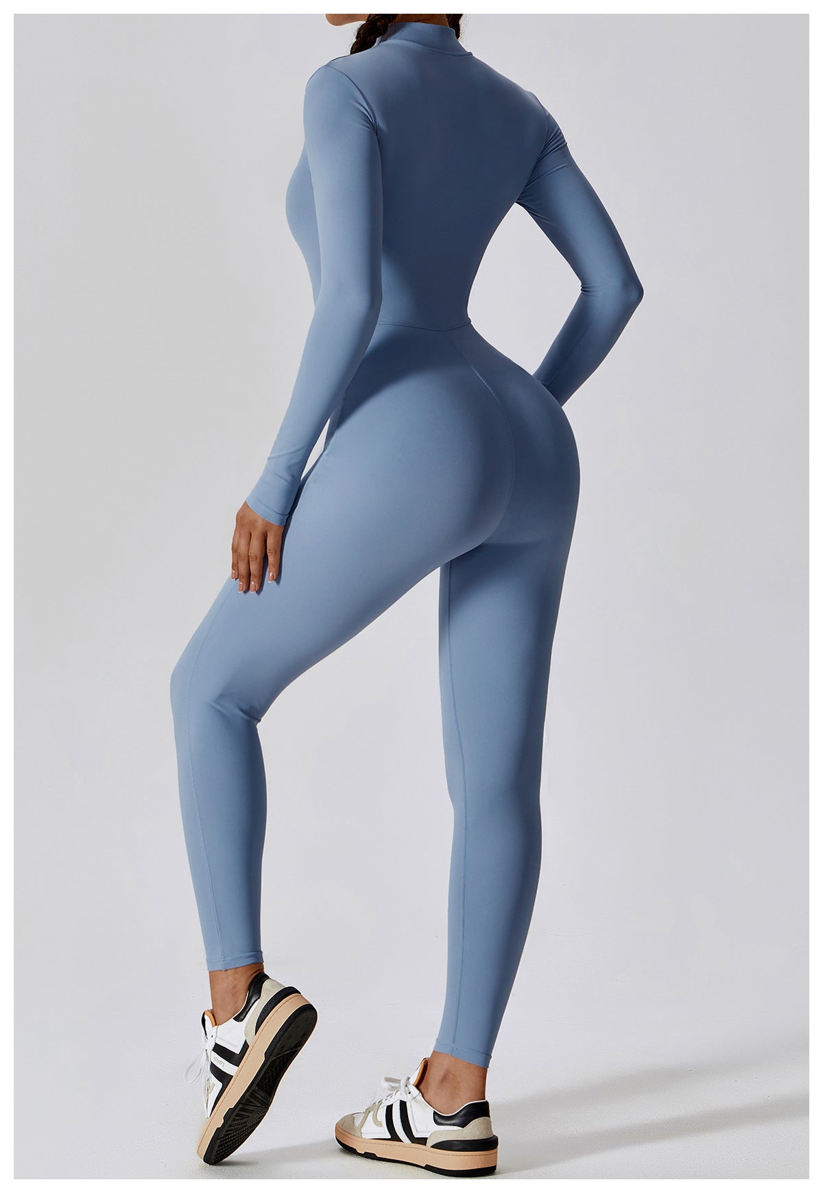 Women's Full Cover Long-sleeve Yoga Suit - Lexury Fitness