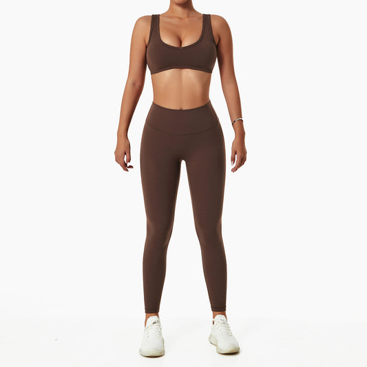 Breathable Sleeveless Fitness Running Pant Suit - Lexury Fitness