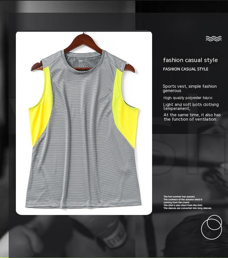Casual Loose Breathable Sleeveless Shirt For Men - Lexury Fitness