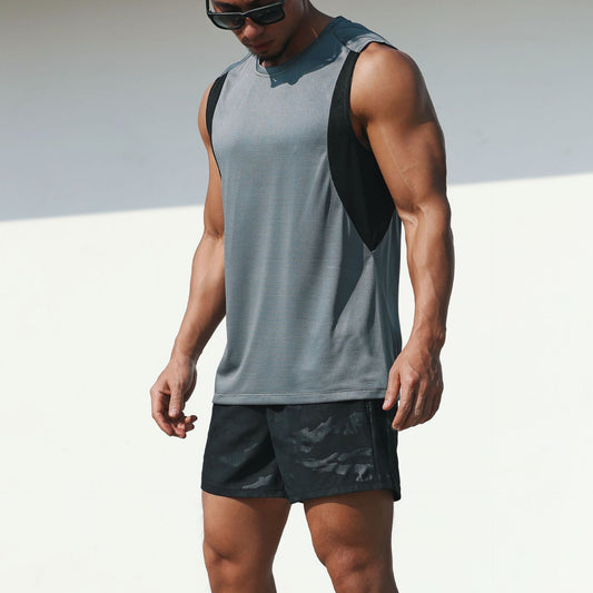 Casual Loose Breathable Sleeveless Shirt For Men - Lexury Fitness