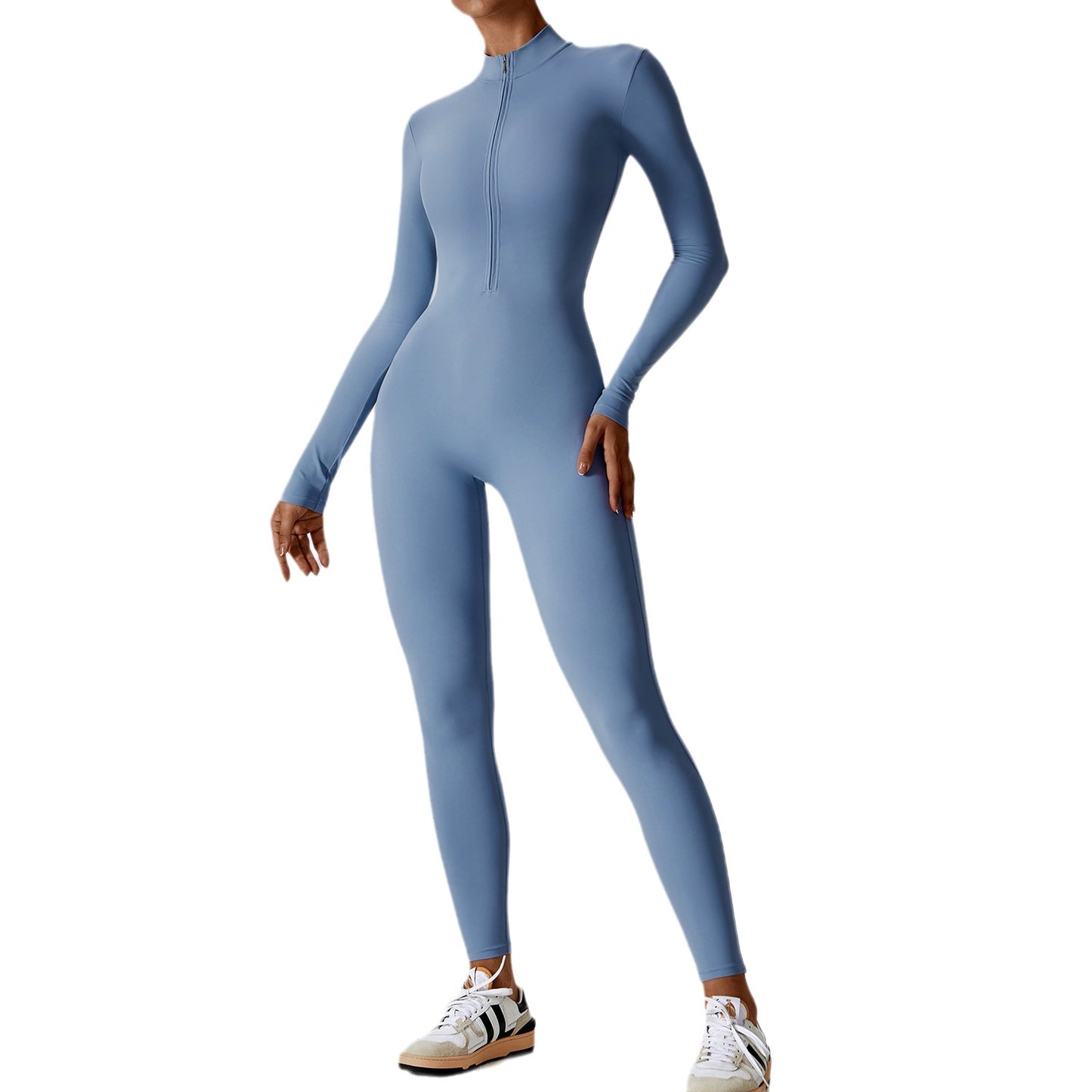 Women's Full Cover Long-sleeve Yoga Suit - Lexury Fitness